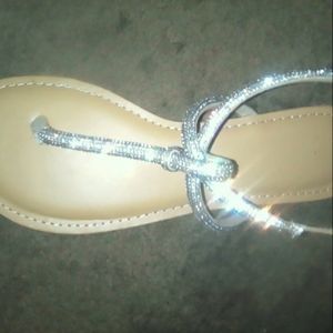 Sparkly sandals size 9.5 womens